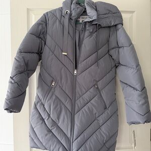 Nine West Gray Puffer Coat